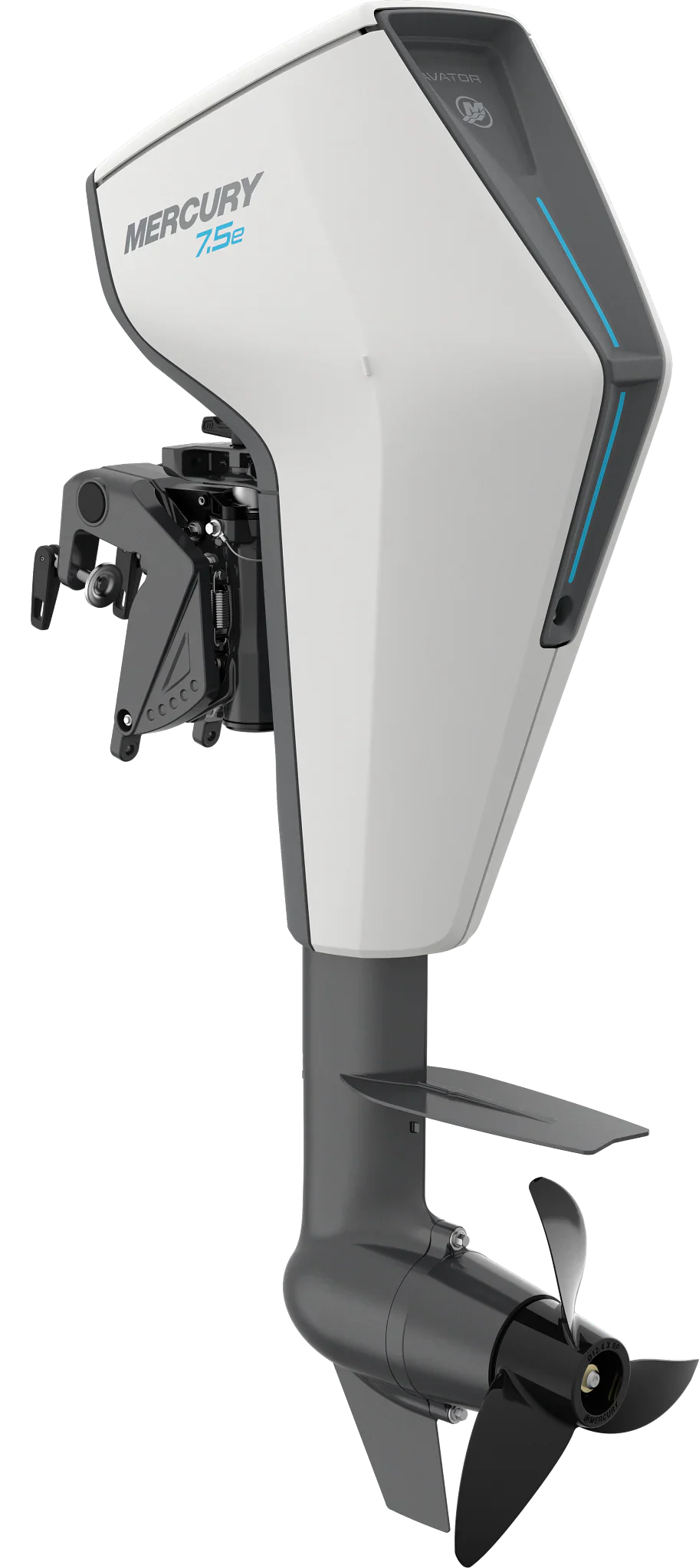 Mercury Avator Electric Outboard | 7.5ESH | 3.5hp Equivalent, Tiller, 15" Shaft K1Q000415